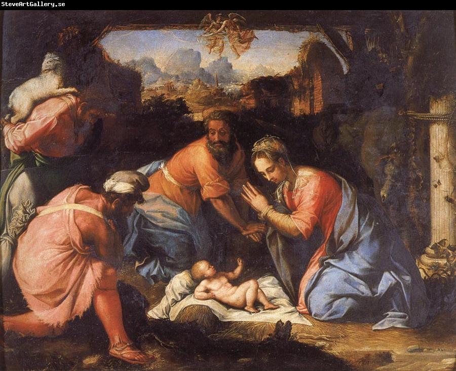 Francesco Salviati The Adoration of the Shepherds